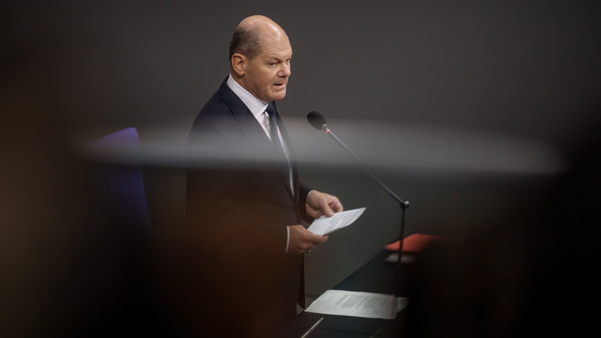 Bundeskanzler Scholz im Bundestag