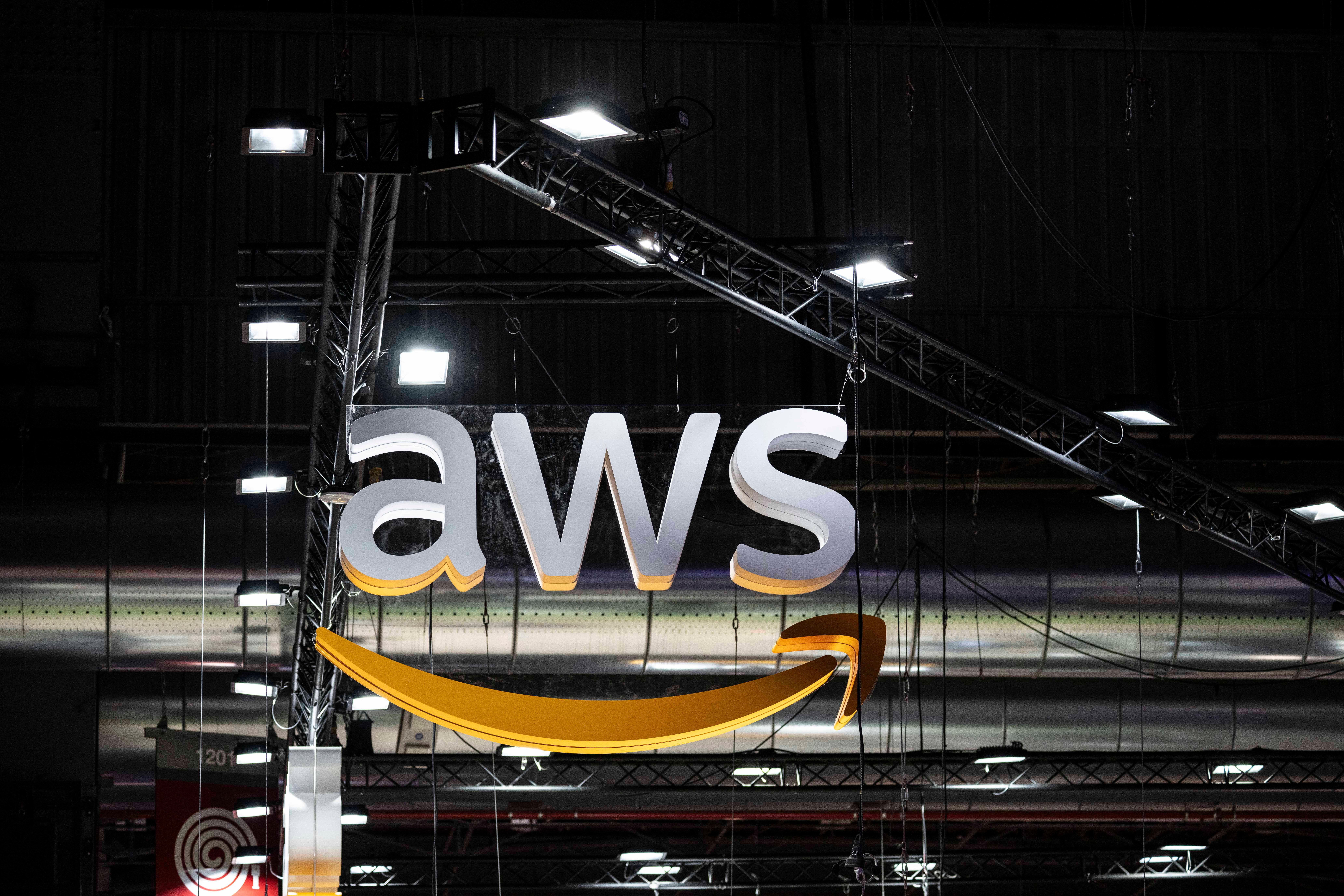 Das Logo von Amazon Web Services (AWS)