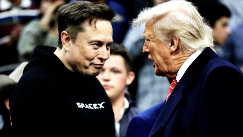 Einst beste Freunde: Elon Musk und Donald Trump | Bild: BR 2025 Einst beste Freunde: Elon Musk und Donald Trump
