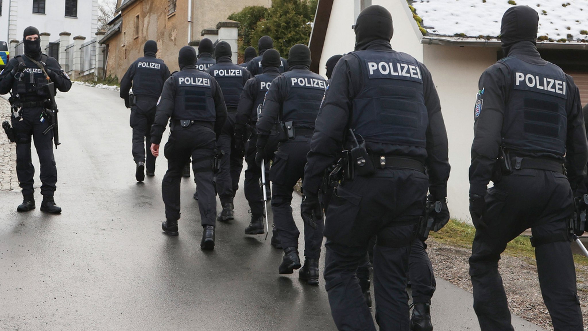 Durchsuchung durch die Polizei im Dezember 2022