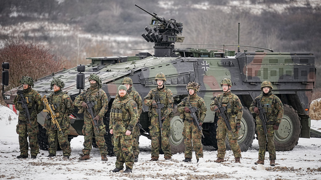 In der Slowakei stationierte Bundeswehrsoldaten 