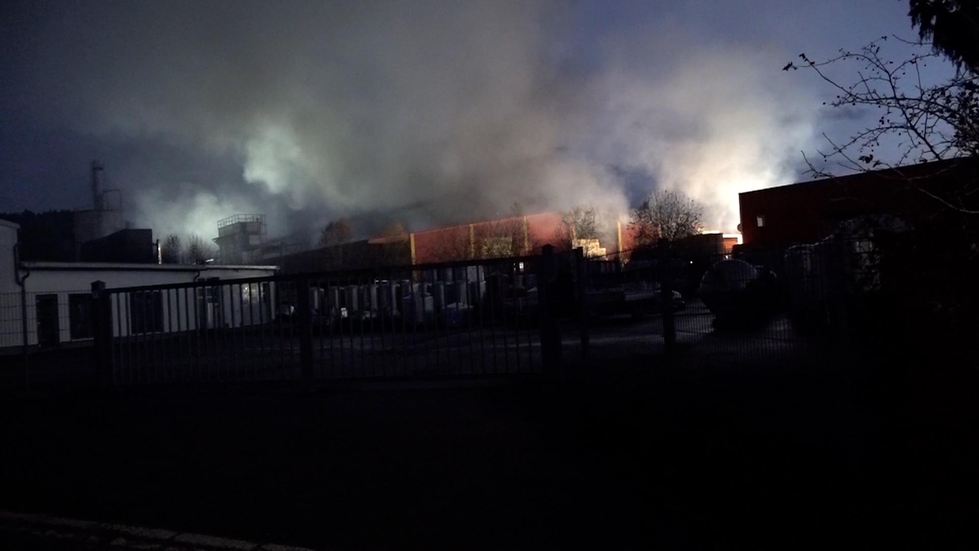 Großbrand in Hobelwerk