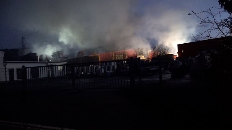 Großbrand in Hobelwerk | Bild: BR Großbrand in Hobelwerk