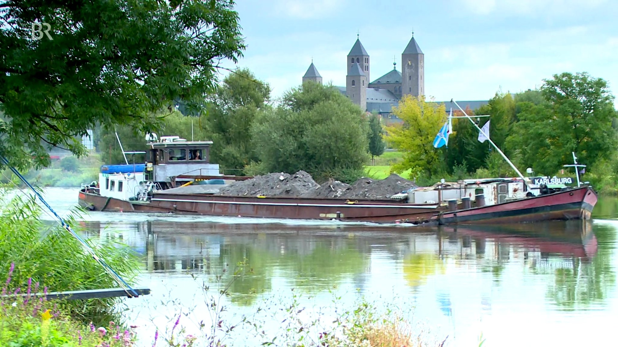 Das älteste Frachtschiff auf dem Main