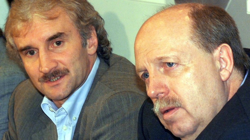 Rudi Völler und Rainer Calmund