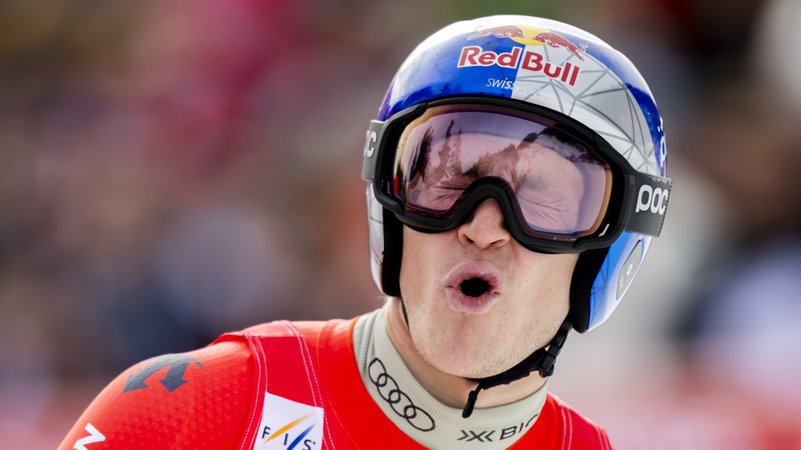 Der schweizerische Skirennläufer Marco Odermatt in Crans Montana | Bild: picture-alliance/dpa Der schweizerische Skirennläufer Marco Odermatt in Crans Montana