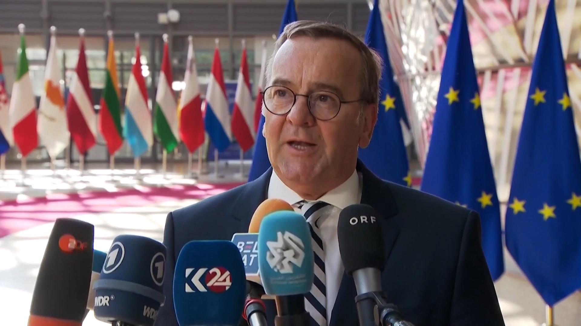 Verteidigungsminister Boris Pistorius (SPD) in Brüssel