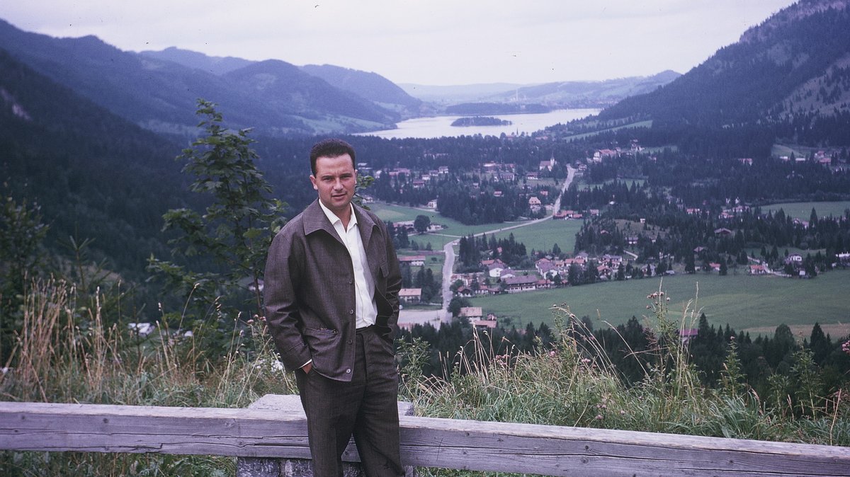 Arie Katzenstein bei einem Ausflug am Schliersee