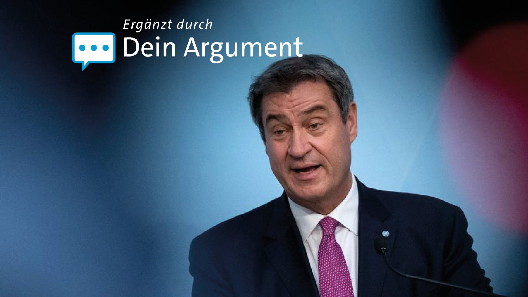 Markus Söder (CSU), Ministerpräsident von Bayern, nimmt nach einer Kabinettssitzung an einer Pressekonferenz teil.