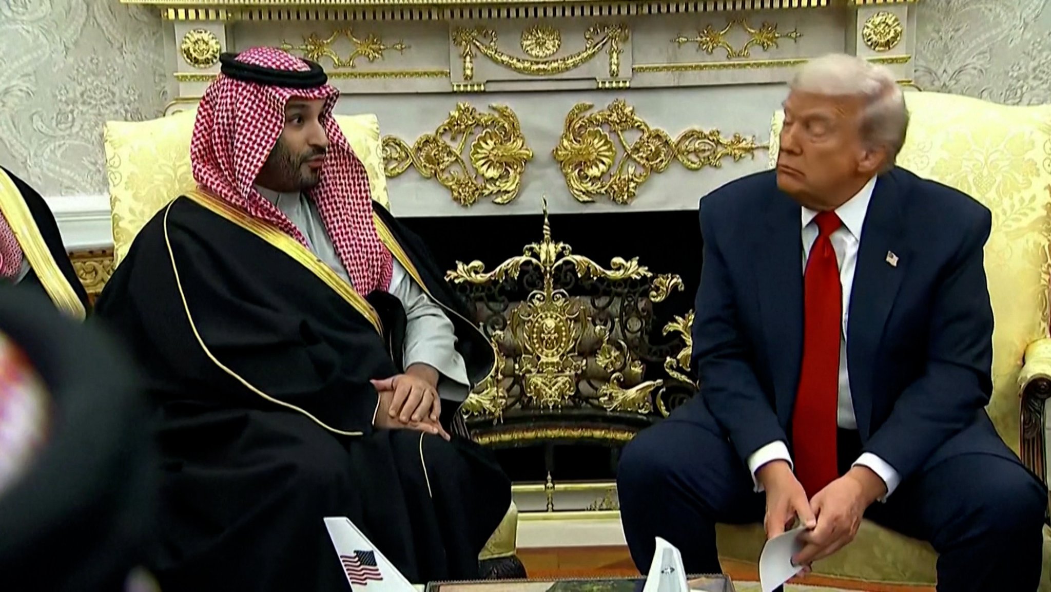 Der saudische Kronprinz Mohammed bin Salman und US-Präsident Donald Trump | Bild: BR Der saudische Kronprinz Mohammed bin Salman und US-Präsident Donald Trump