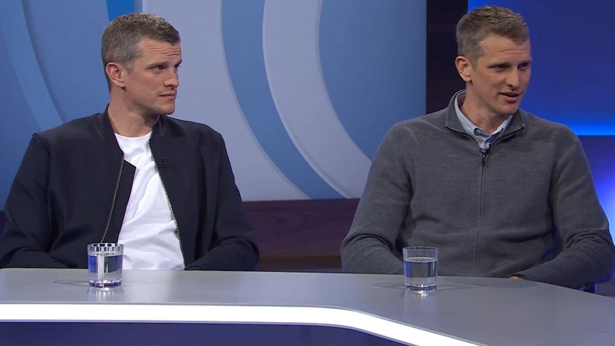 Sven (links) und Lars Bender bei Blickpunkt Sport