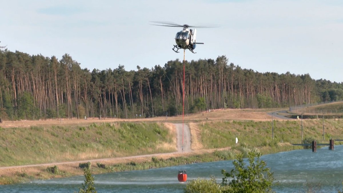Größerer Waldbrand bei Erlangen gelöscht