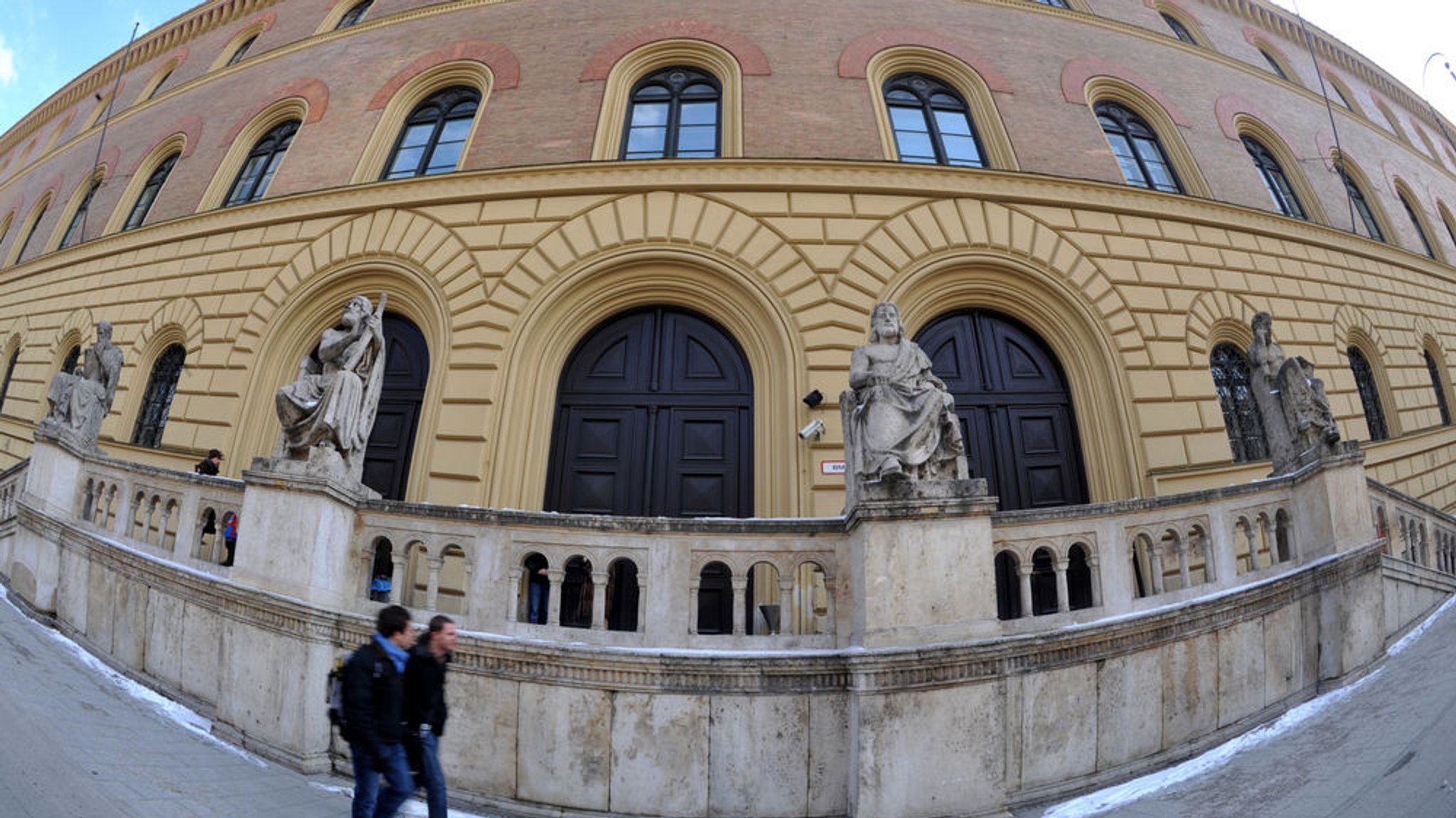 A Die Bayerische Staatsbibliothek in München 