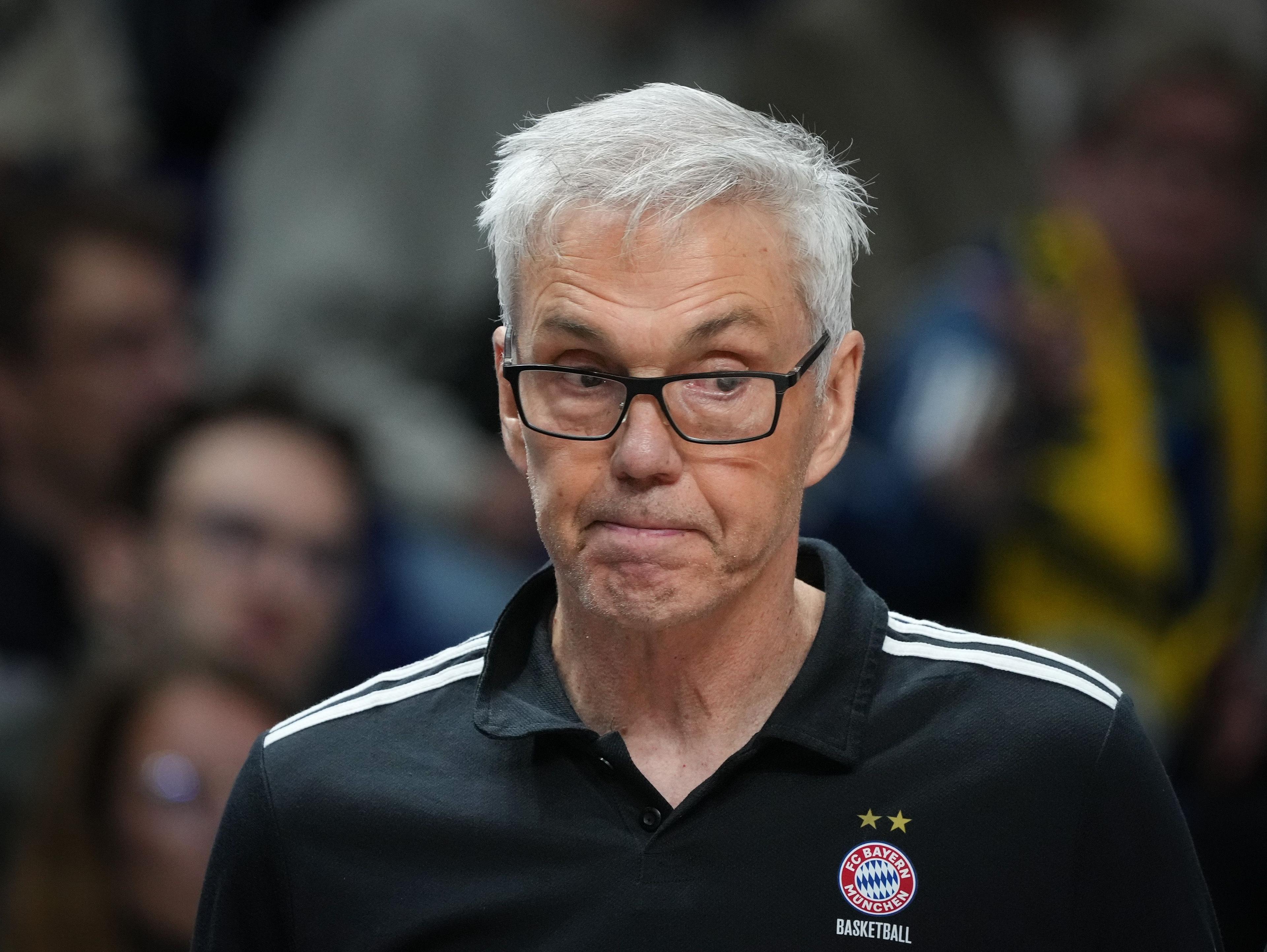 ARCHIV - 26.10.2025, Berlin: Basketball: Bundesliga, Alba Berlin - FC Bayern München, Hauptrunde, 5. Spieltag, Uber Arena, der bisherige Bayern-Cheftrainer Gordon Herbert. (zu dpa: «Bayern-Basketballer trennen sich von Erfolgscoach Herbert») Foto: Soeren Stache/dpa +++ dpa-Bildfunk +++