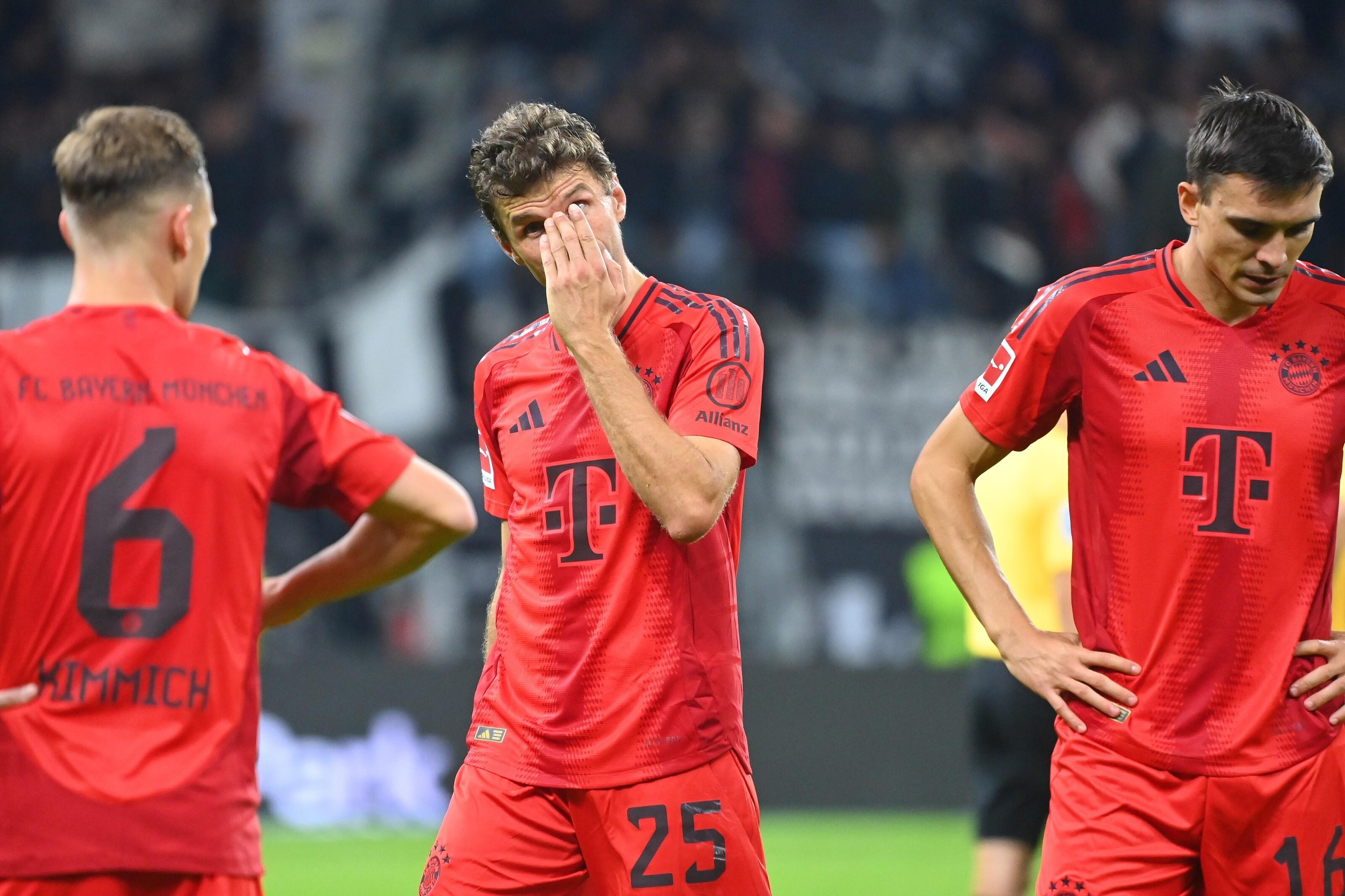 Enttäuschte FC-Bayern-Spieler