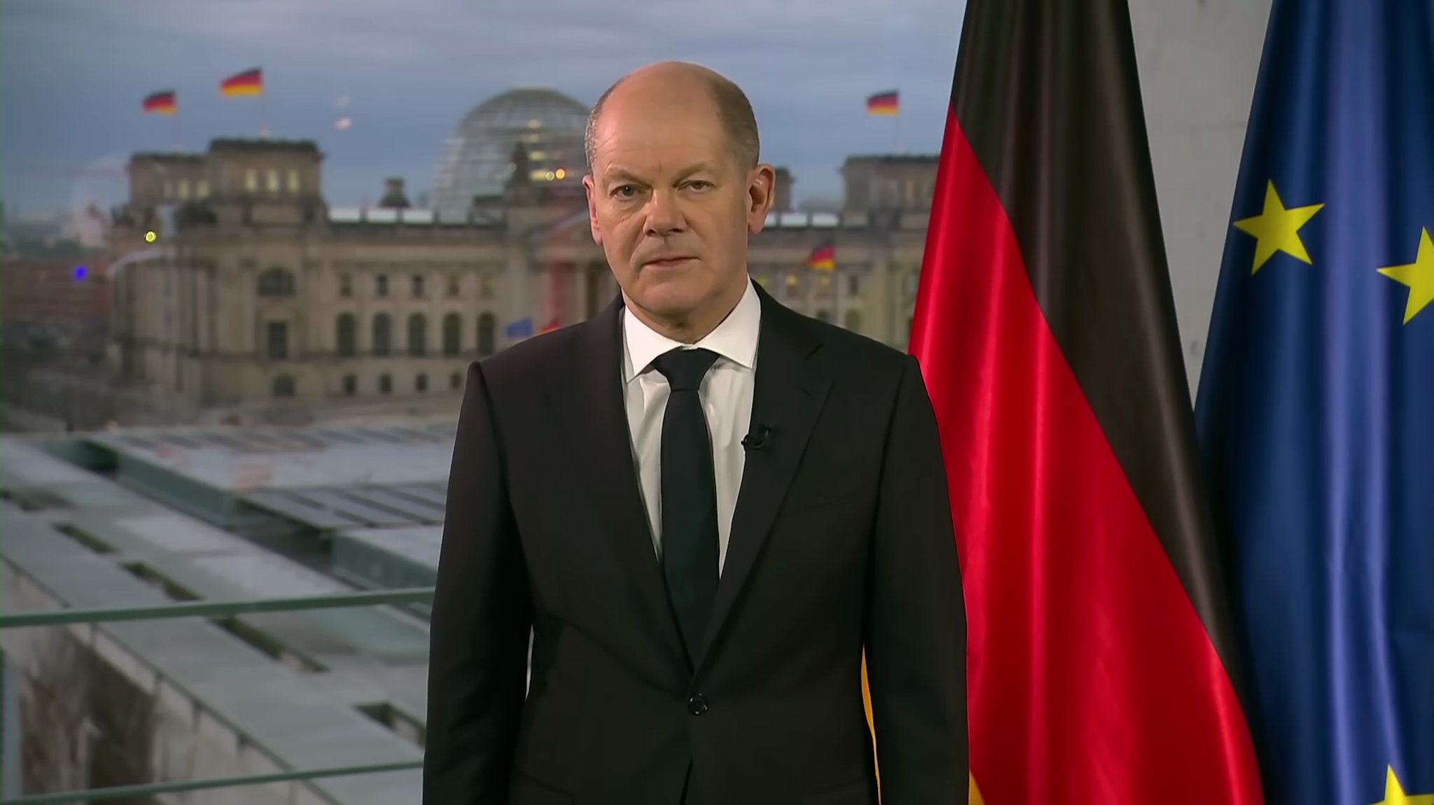 Täuschend echt, aber gefälscht: Ein Bild von Bundeskanzler Olaf Scholz