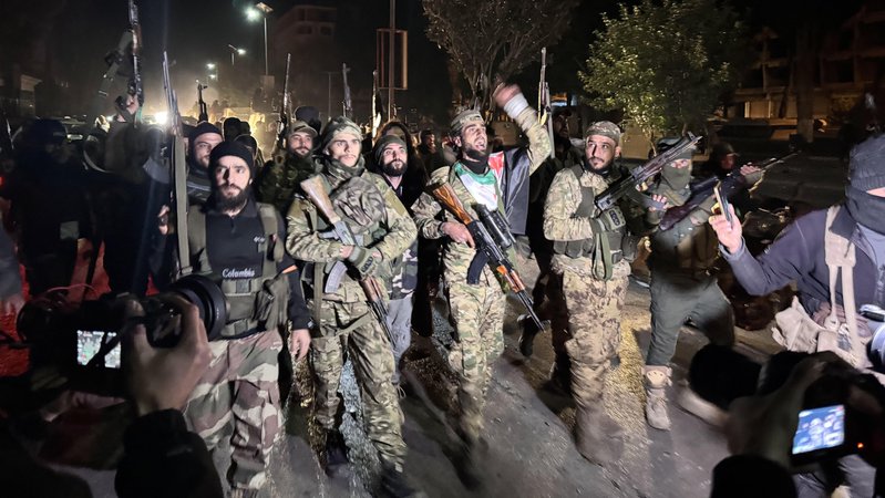 HTS-Kämpfer | Bild: pa/dpa/Izettin Kasim HTS-Kämpfer