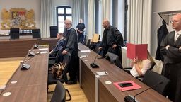 Kurz vor der Urteilsverkündung im Landgericht Memmingen | Bild:BR/Allgaier 