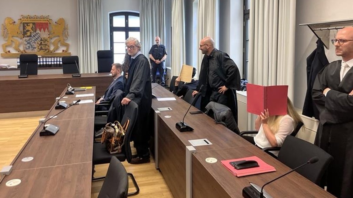 Kurz vor der Urteilsverkündung im Landgericht Memmingen