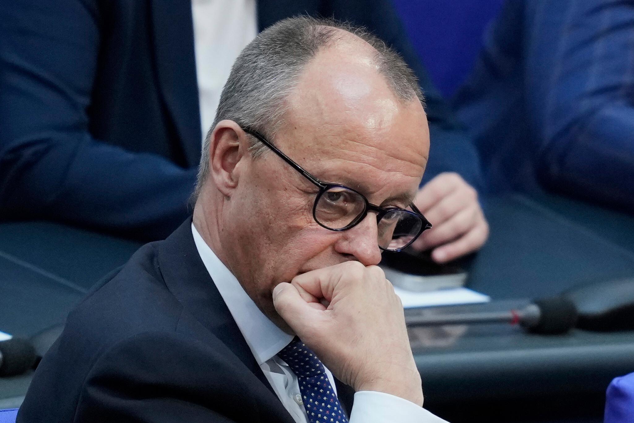CDU Vorsitzender Friedrich Merz ist im ersten Wahlgang nicht zum 10. Bundeskanzler gewählt worden