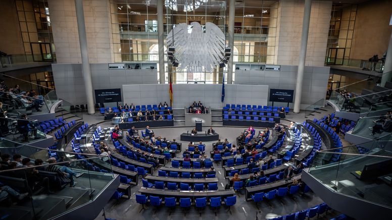 Sitzung des Deutschen Bundestags (Symbolbild) | Bild:pa/dpa/Michael Kappeler