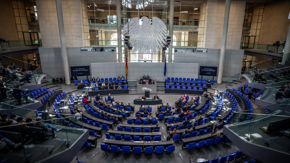 Sitzung des Deutschen Bundestags (Symbolbild)