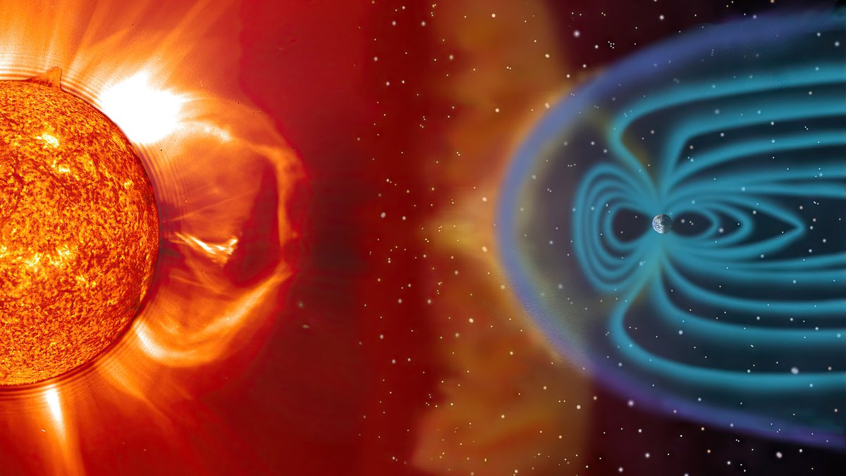 Sonnenwind erzeugt spektakuläre Polarlichter, ist aber auch eine Gefahr die Infrastruktur. Die ESA-Mission SMILE soll künftig eine bessere Vorhersage des Weltraumwetters ermöglichen. | Bild: ESA/NASA - SOHO/LASCO/EIT Sonnenwind erzeugt spektakuläre Polarlichter, ist aber auch eine Gefahr die Infrastruktur. Die ESA-Mission SMILE soll künftig eine bessere Vorhersage des Weltraumwetters ermöglichen.