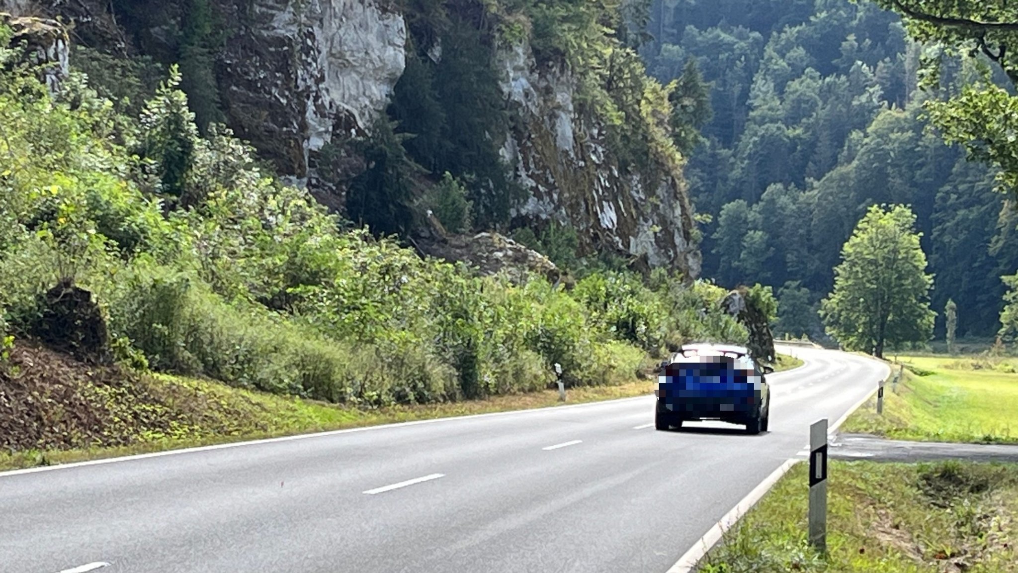 Geplant ist der Fahrradweg direkt neben der B470 in der Fränkischen Schweiz