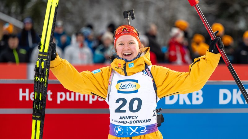 Selina Grotian in Annecy | Bild: picture alliance / DPPI media | Florian Frison Selina Grotian in Annecy