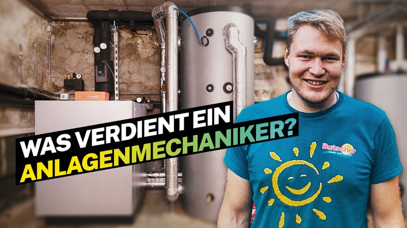 Ein Anlagenmechaniker steht vor einer Heizung | Bild: BR Ein Anlagenmechaniker steht vor einer Heizung