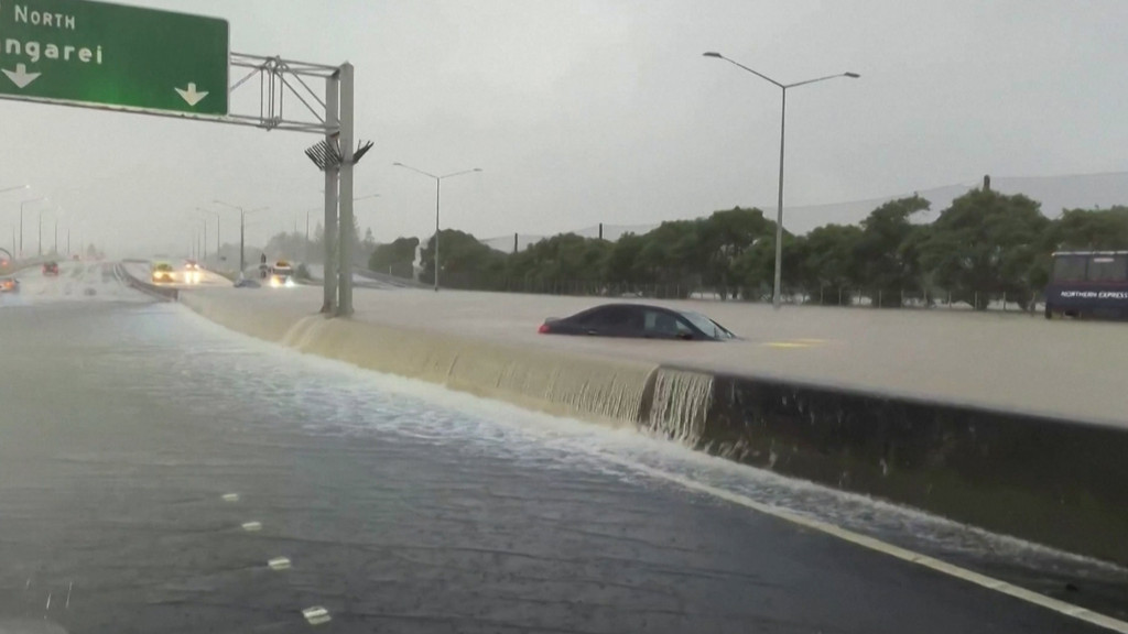 Überschwemmungen in Auckland 
