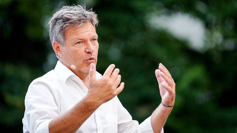 Wirtschafts- und Klimaschutzminister im Bund: Robert Habeck (Grüne) | Bild: dpa-Bildfunk/Kay Nietfeld Wirtschafts- und Klimaschutzminister im Bund: Robert Habeck (Grüne)