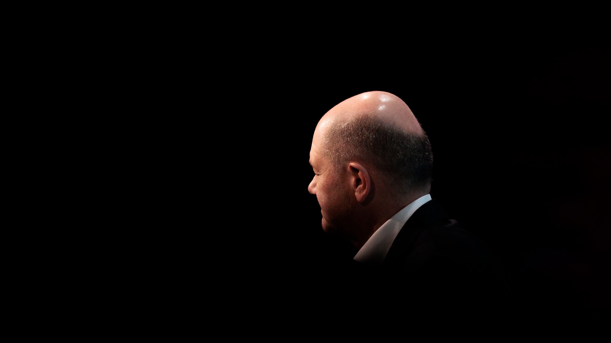 dpatopbilder - 07.11.2024, Berlin: Bundeskanzler Olaf Scholz (SPD) spricht vor Teilnehmern des Forums der Deutschen Telekom AG nach dem Bruch der Ampel-Koalition. Foto: Carsten Koall/dpa +++ dpa-Bildfunk +++