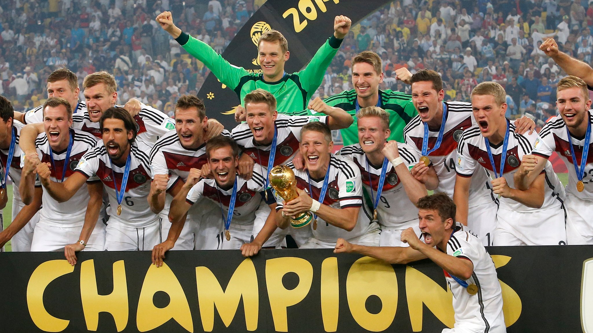 Deutsche Fußball-Nationalmannschaft ist Weltmeister 2014