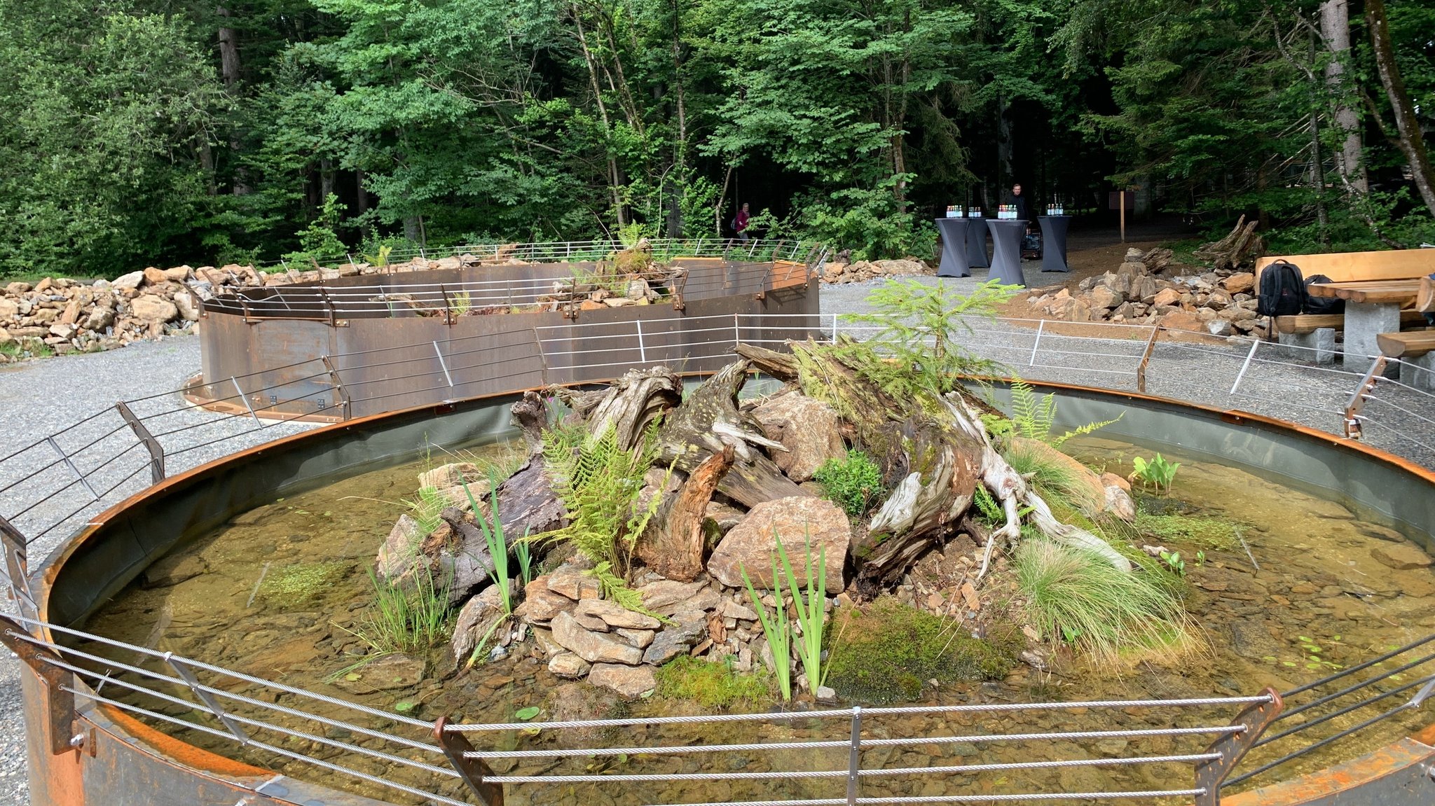 Reptiliengehege im Nationalpark Bayerischer Wald