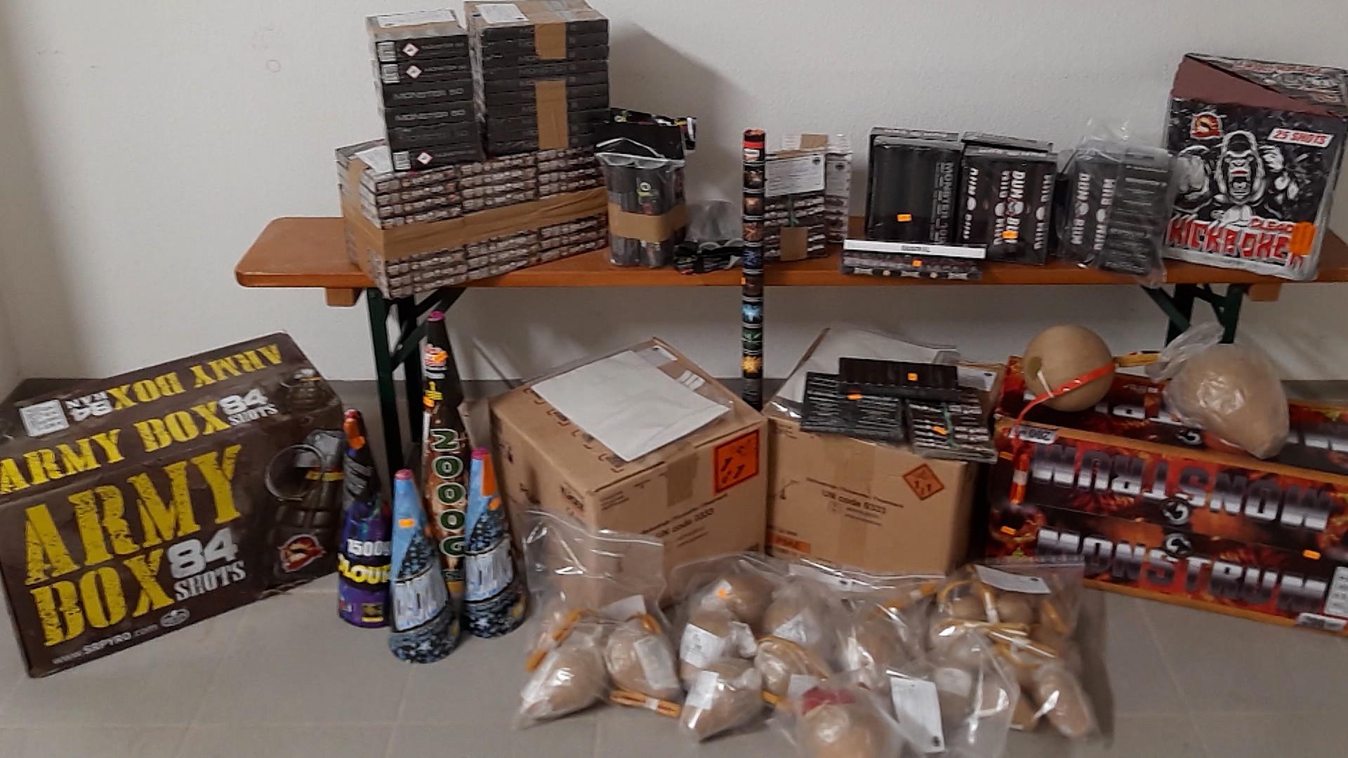 Polizei meldet mehr Aufgriffe von illegalen Böllern 