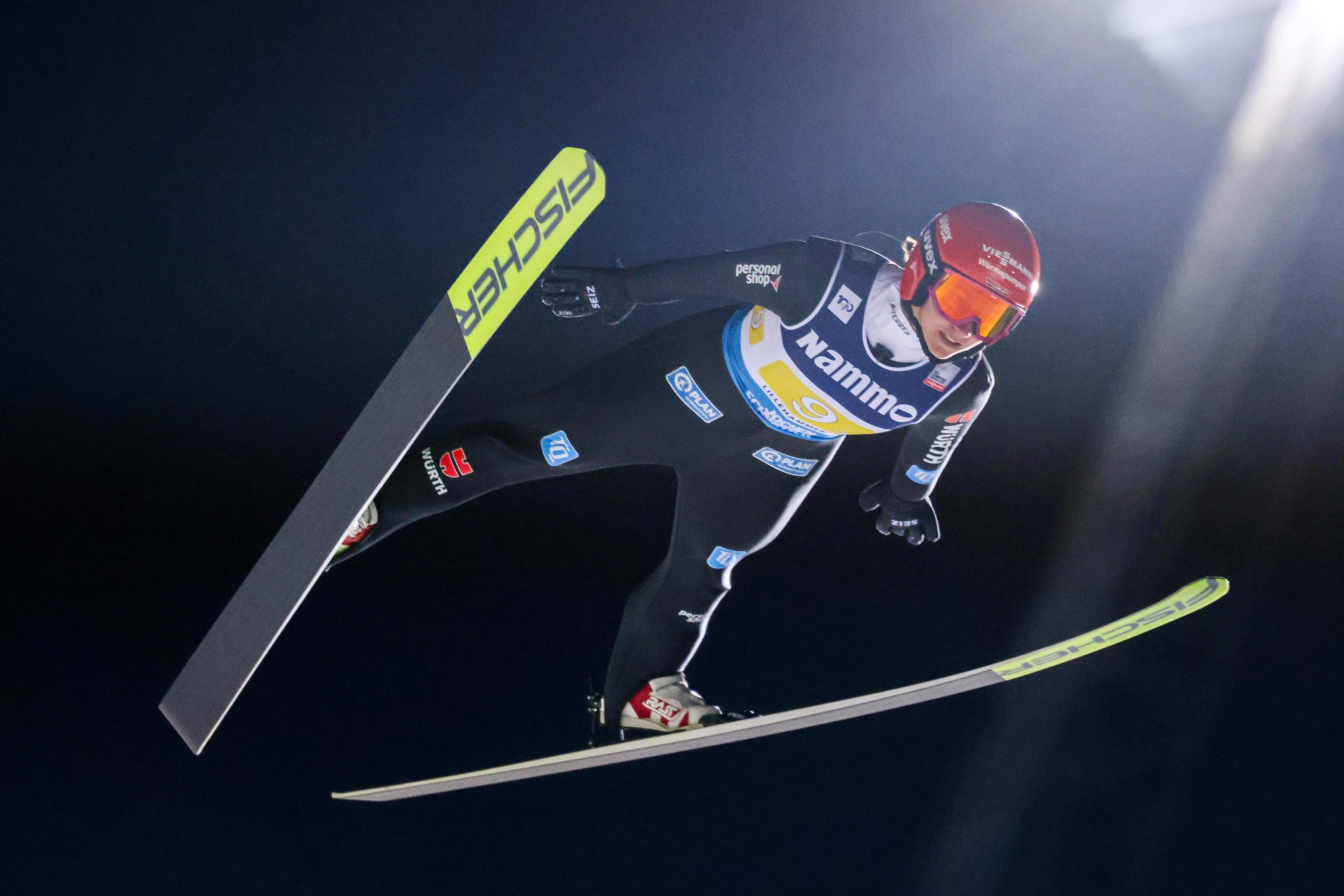 DSV-Skispringerin Katharina Schmid in Lillehammer