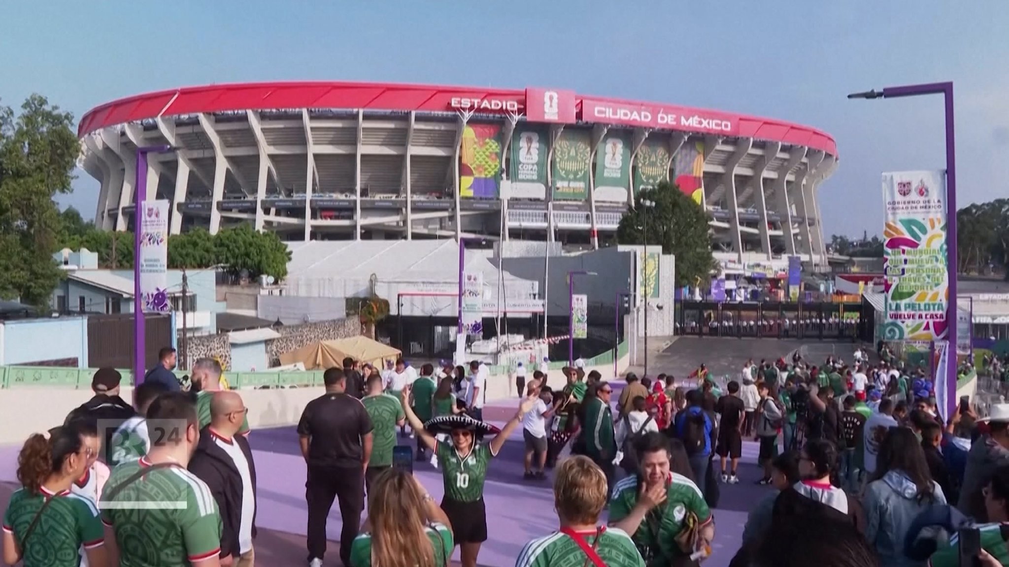 Aztekenstadion in Mexiko-Stadt | Bild: BR Aztekenstadion in Mexiko-Stadt