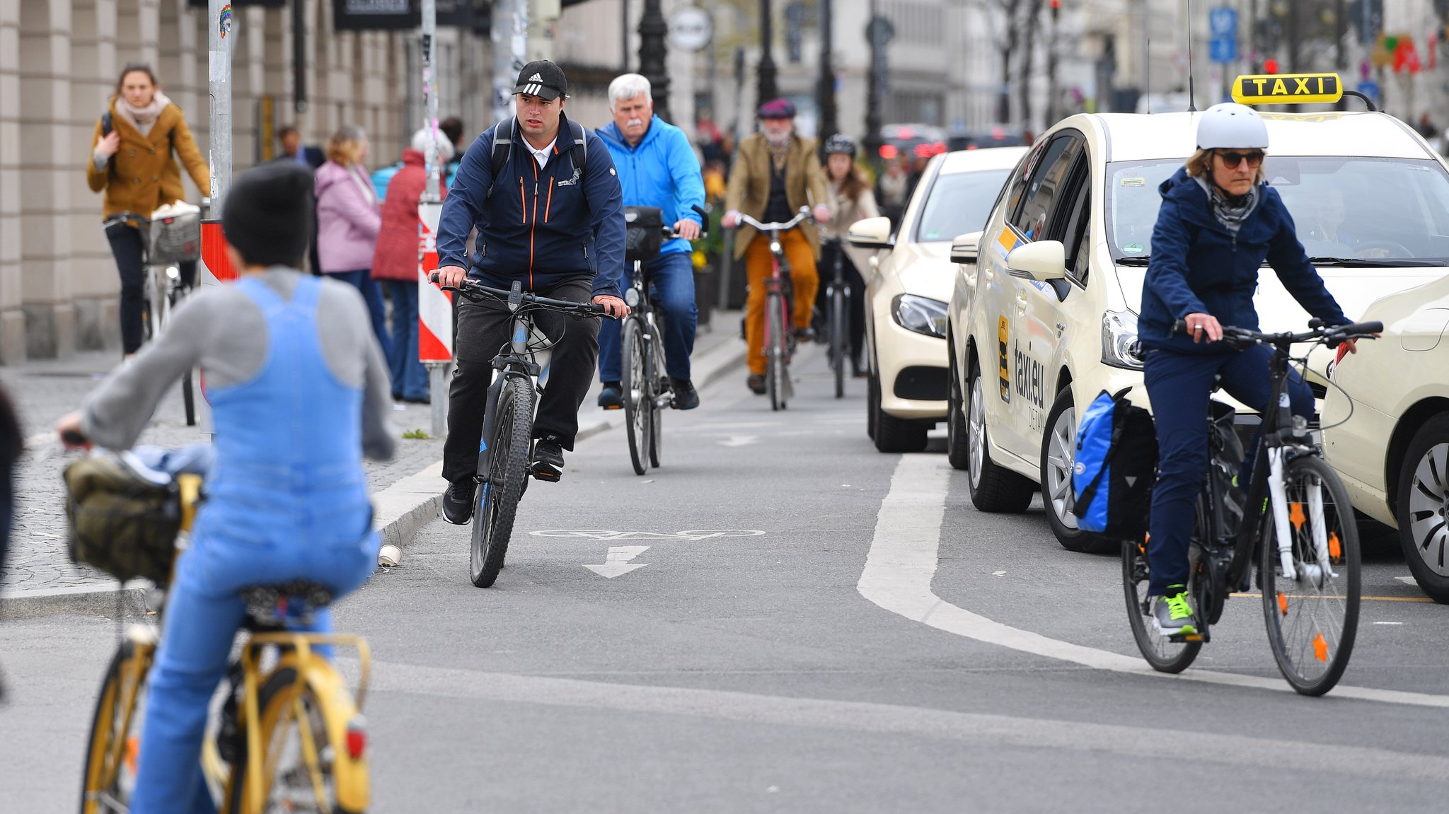 Radfahrer in München 