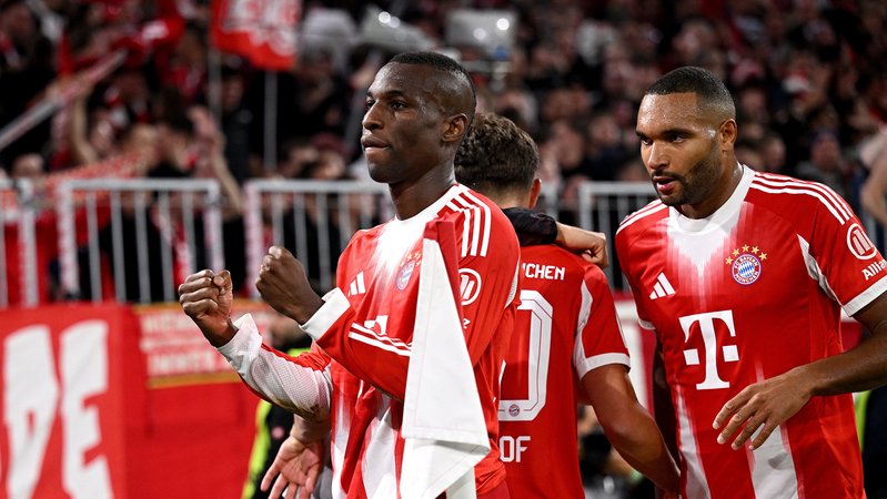 Nicolas Jackson beim Torjubel | Bild: picture alliance / Pressefoto Ulmer | Markus Ulmer Nicolas Jackson beim Torjubel