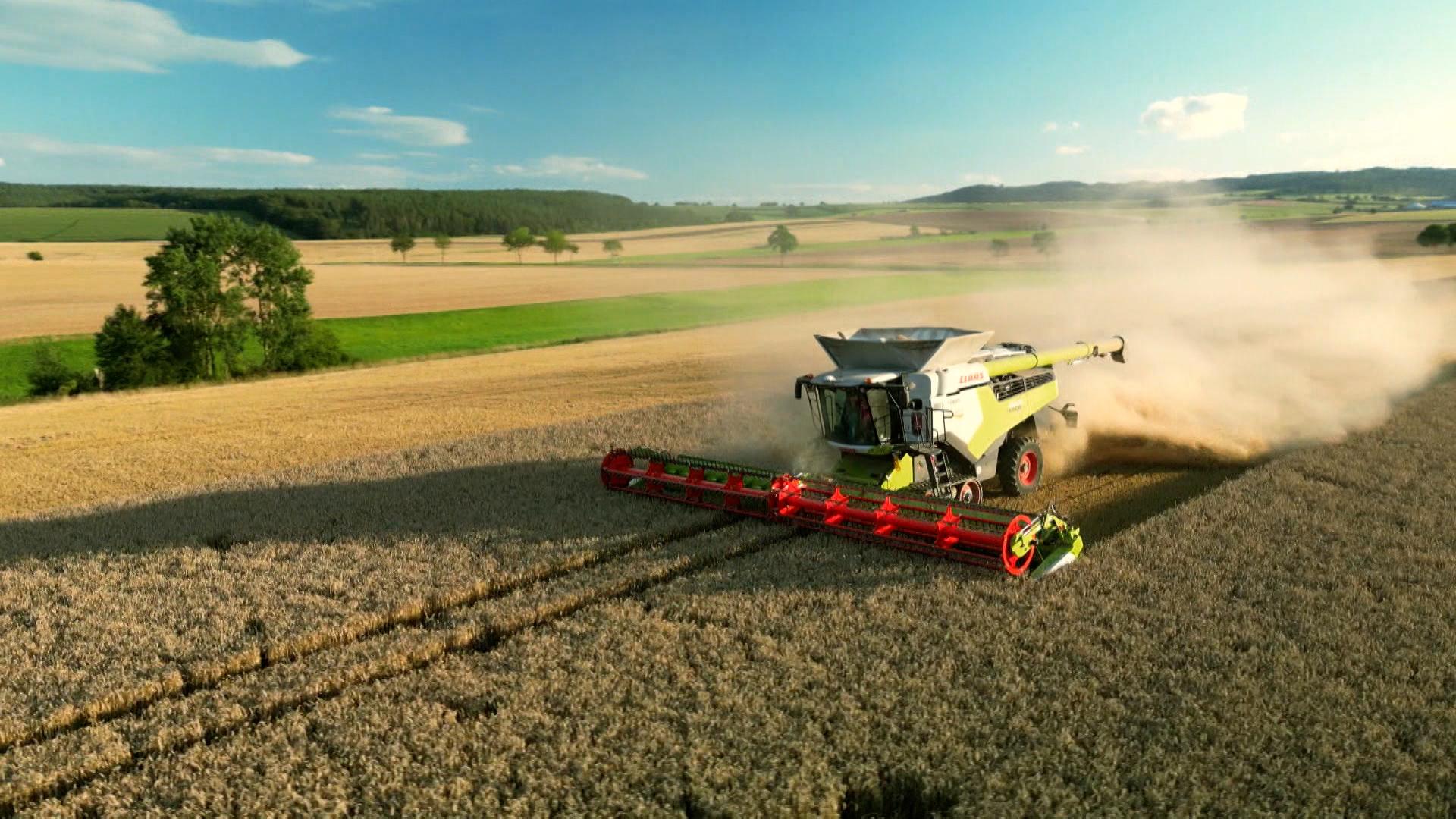 KI hilft bei der Getreideernte