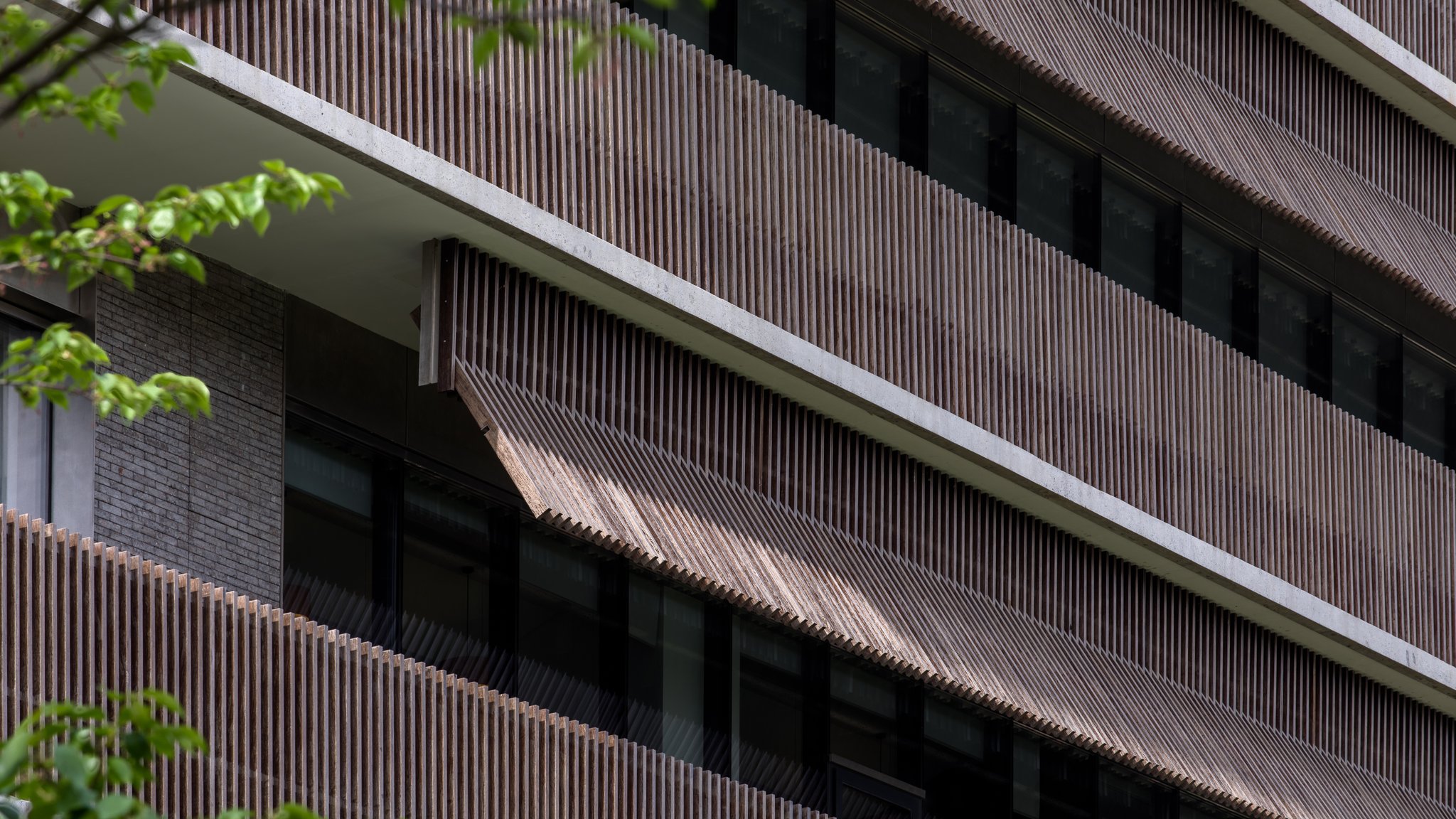 Fassade des Novartis-Campus in Shanghai