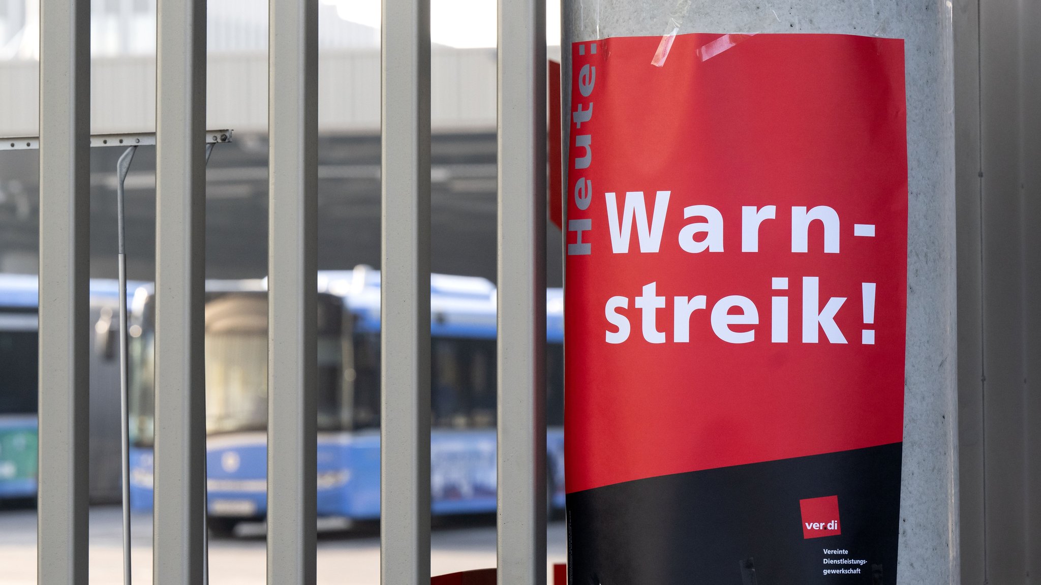 Neuer Warnstreik im kommunalen Nahverkehr am Mittwoch