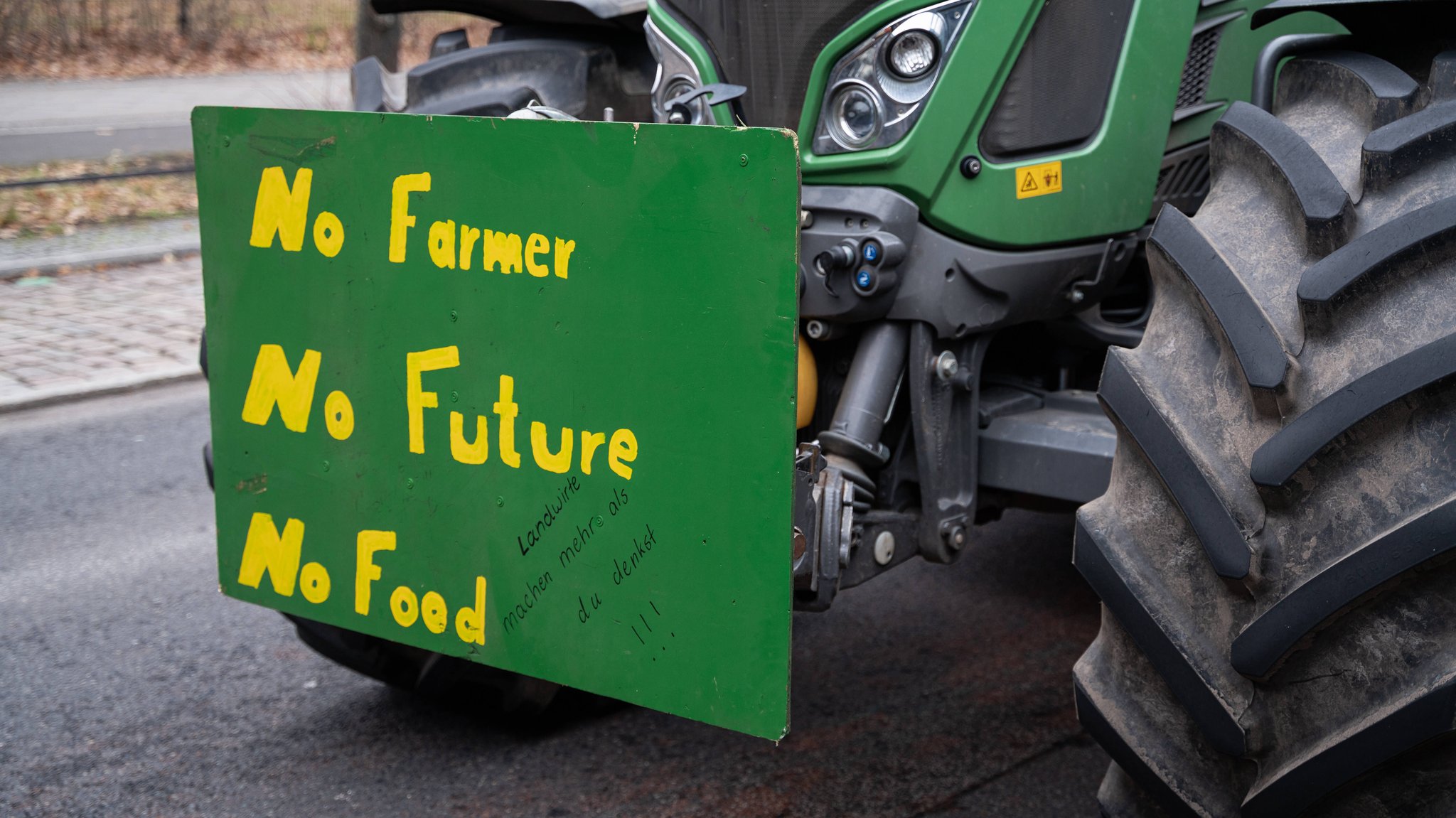 Bauernprotest am 18. Dezember 2023 in Berlin