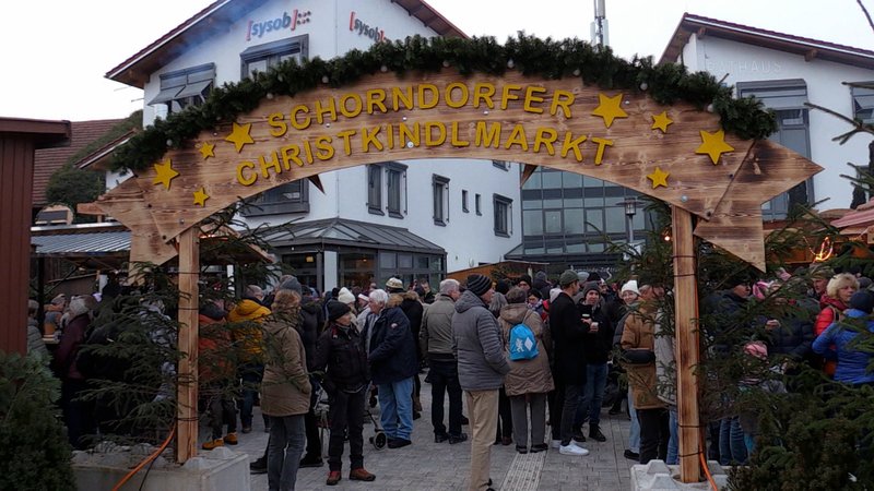 Christkindlmarkt in Schorndorf | Bild: Bayerischer Rundfunk 2025 Christkindlmarkt in Schorndorf