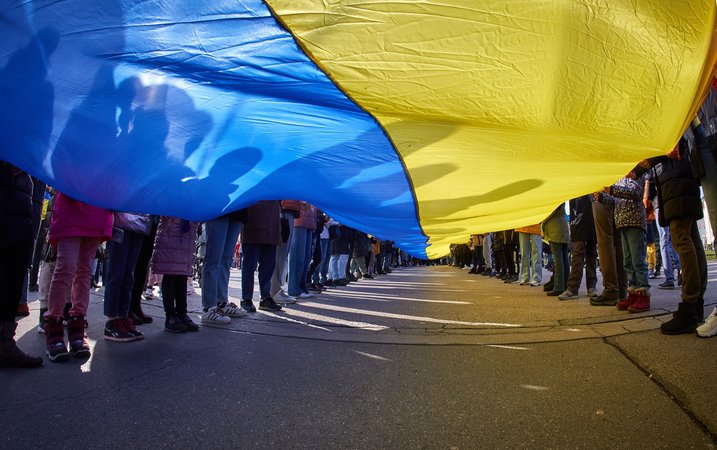 Protest gegen den Ukrainekrieg