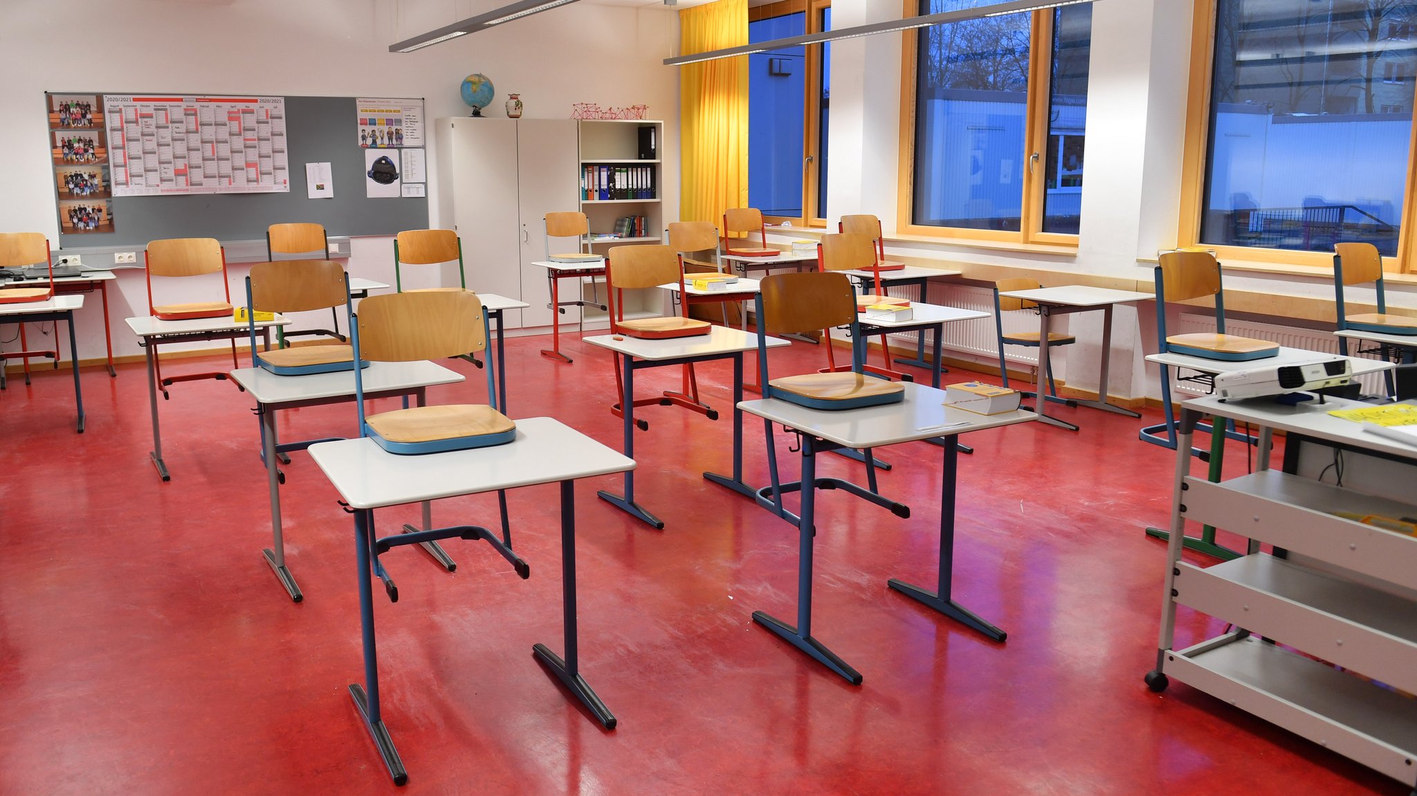 Leeres Klassenzimmer (Symbolbild)