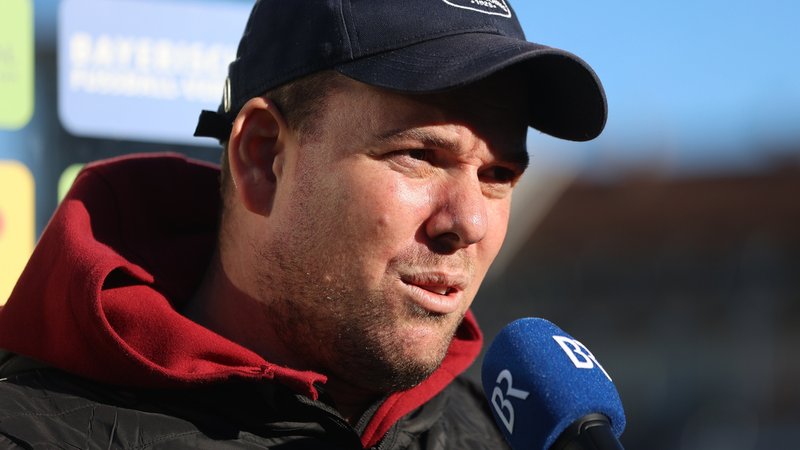 Unterhachings Trainer Marc Unterberger | Bild: picture-alliance/dpa Unterhachings Trainer Marc Unterberger