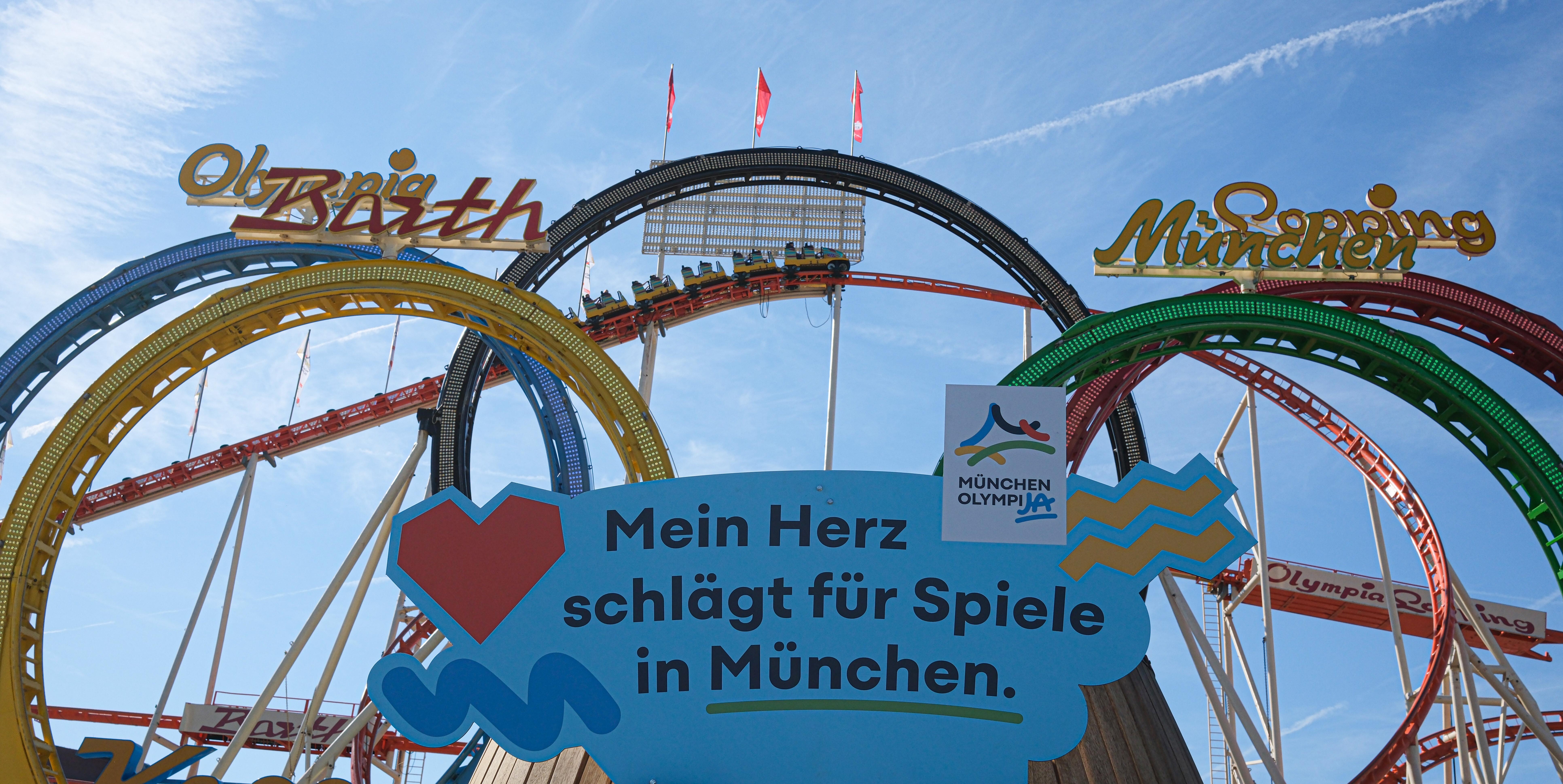 Bewerbung für Olympia auf dem Oktoberfest