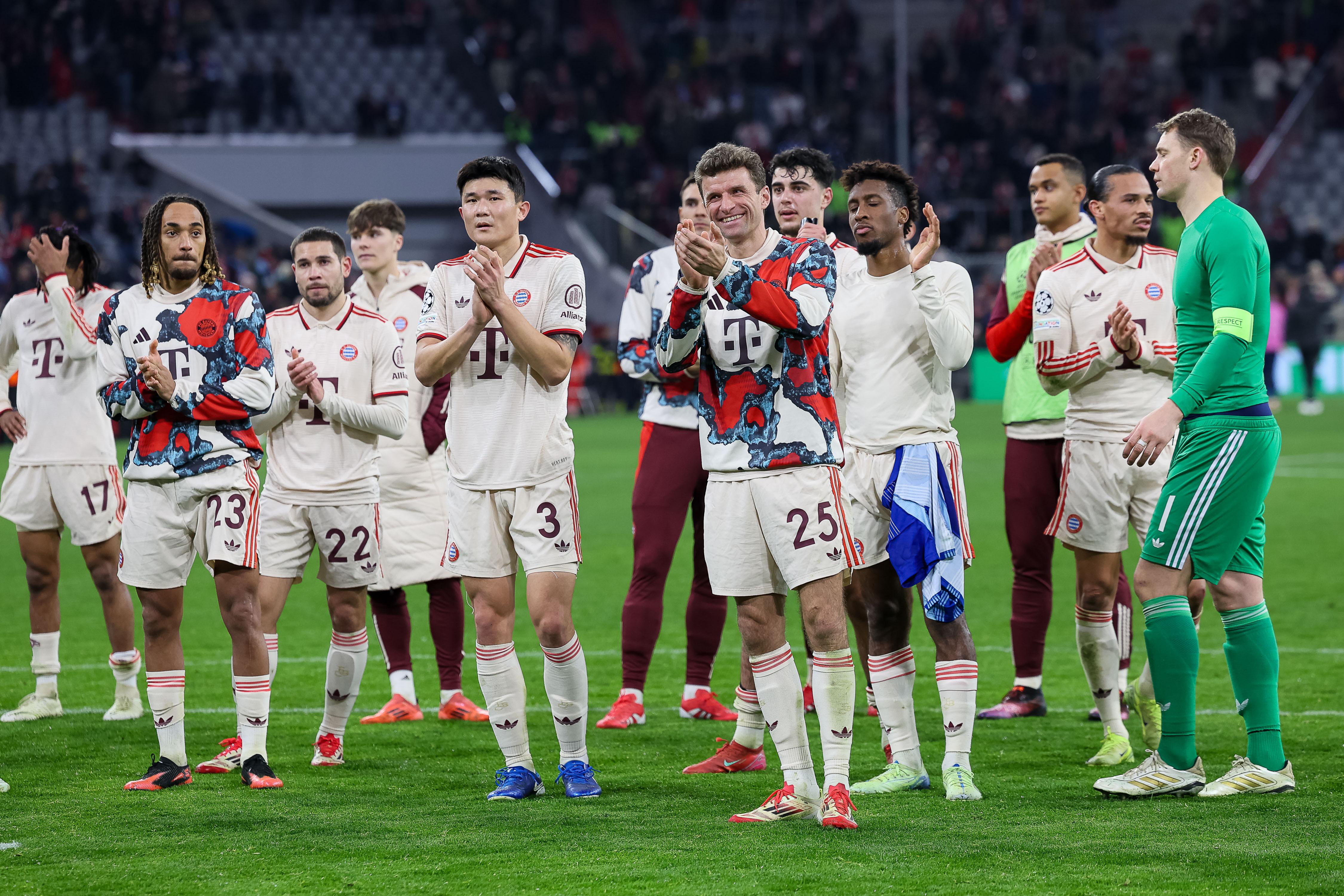 Gemischte Gefühle bei den Spielern des FC Bayern.